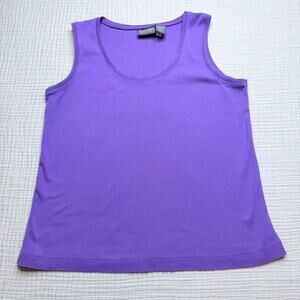 Chico’s Purple Tank Top Size M Sleeveless Basic